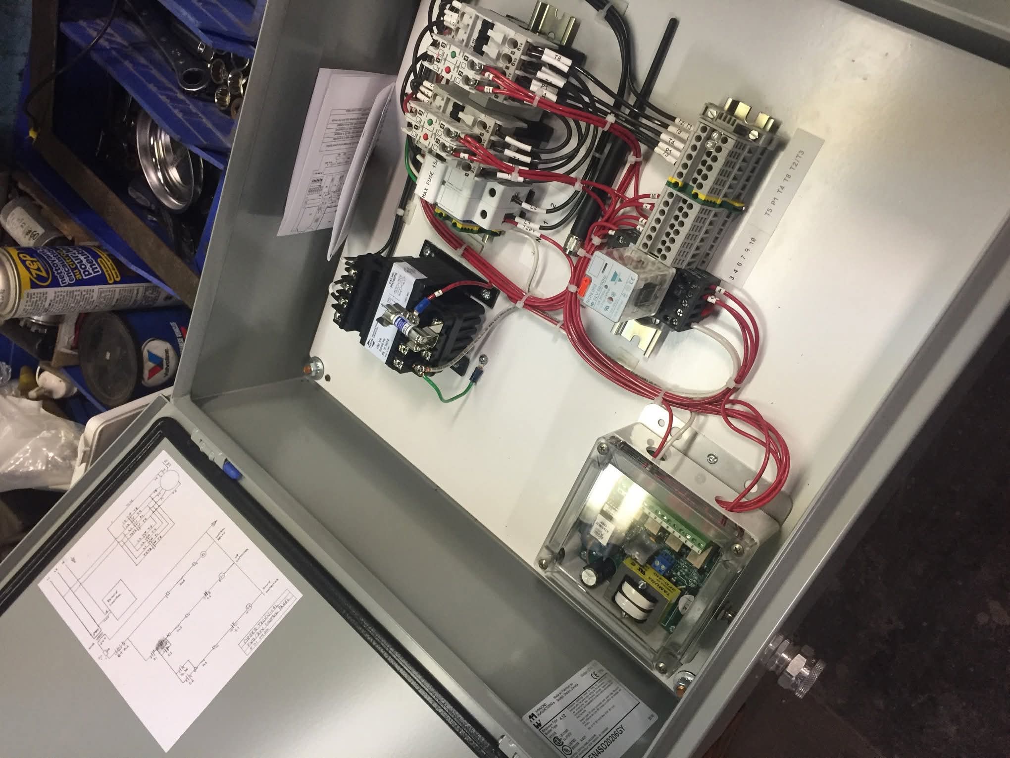 Electric motor installation